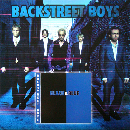 Backstreet Boys BLACK & BLUE 両面プリントUSA製● Backstreet Boys BLACK & BLUE 両面プリントUSA製○ Amazon.co