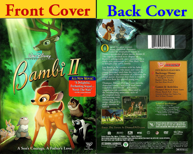 Bambi II DVD (Walt Disney) 2006, Brand New