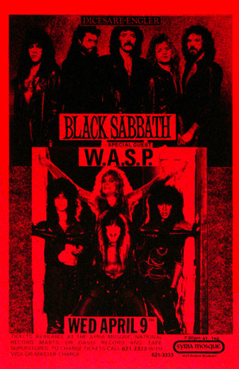 Rock Poster Black Sabbath Details about / Black Sabbath Concert Poster Vintage Music Poster
