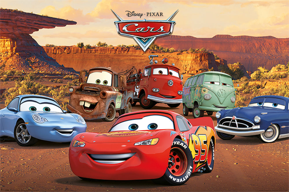 Cars movie poster: Characters (36x24) Disney/Pixar 2006 This is a brand  new, officially-licensed, 3