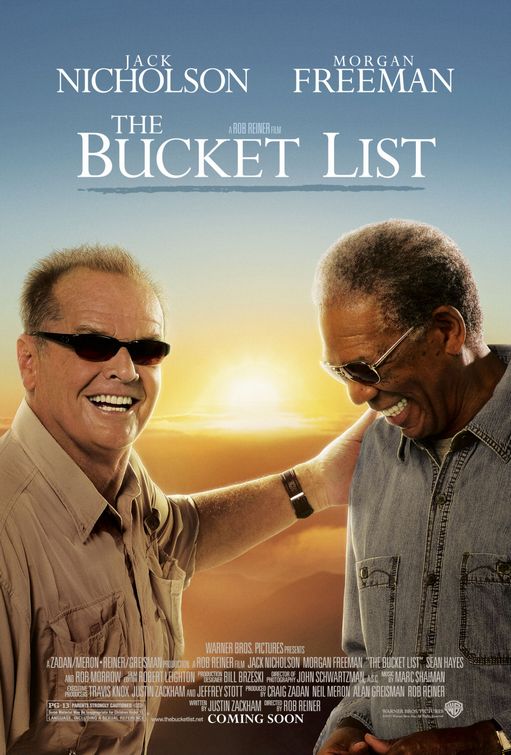 The Bucket List movie poster [Jack Nicholson Morgan Freeman] 27 X 40
