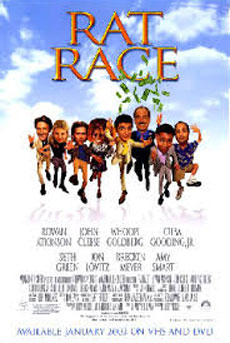 Rat Race movie poster [Rowan Atkinson/John Cleese/Whoopi Goldberg
