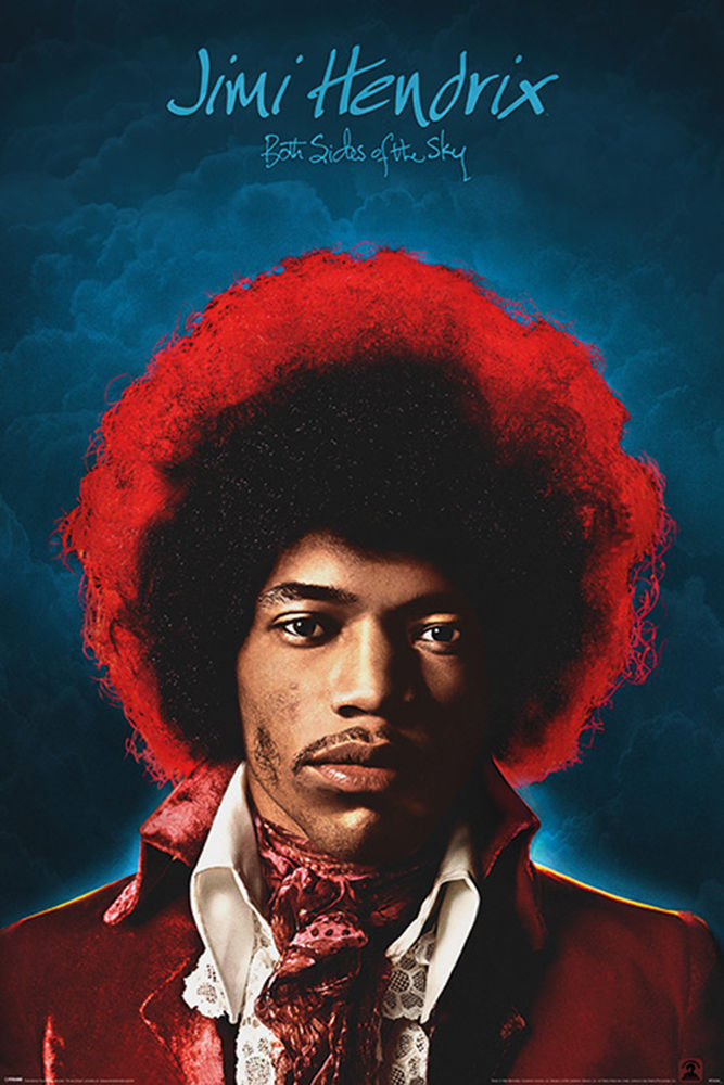 Details about / Jimi Hendrix black and white collage poster 23/" x 34/" Original Published poster