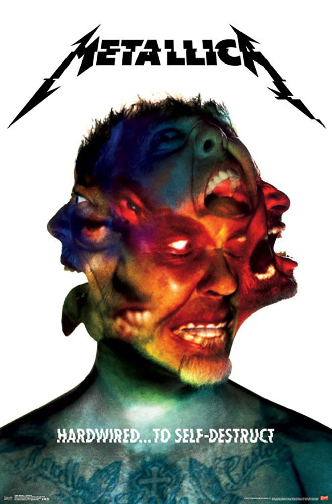 100％品質 Metallica poster: Hardwired to Self-Destruct (22x34 ミュージシャン