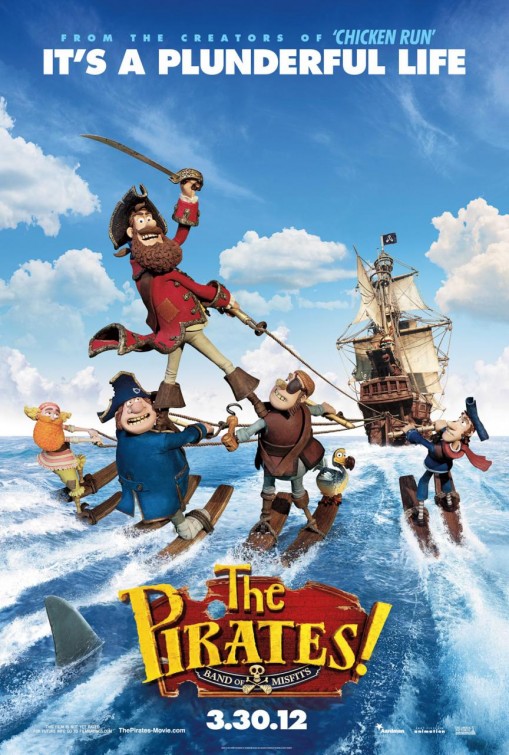 The Pirates! Band of Misfits movie poster (2012) 27x40 advance
