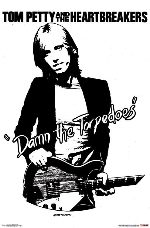 Tom Petty and the Heartbreakers poster: Damn the Torpedoes art (22x34)