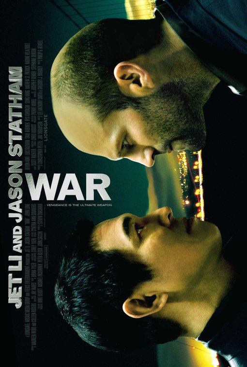 War movie poster (2007) [Jet Li, Jason Statham] original 27x40