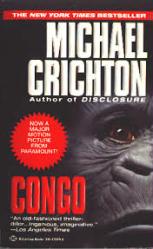 Congo paperback book/1995 [movie art on cover] by Michael Crichton