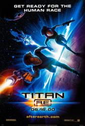 Titan A.E. movie poster (2000) original 27x40 advance