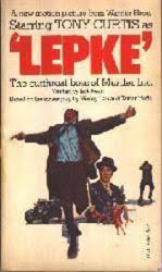 Lepke paperback book/1975 [Tony Curtis drawn on cover]