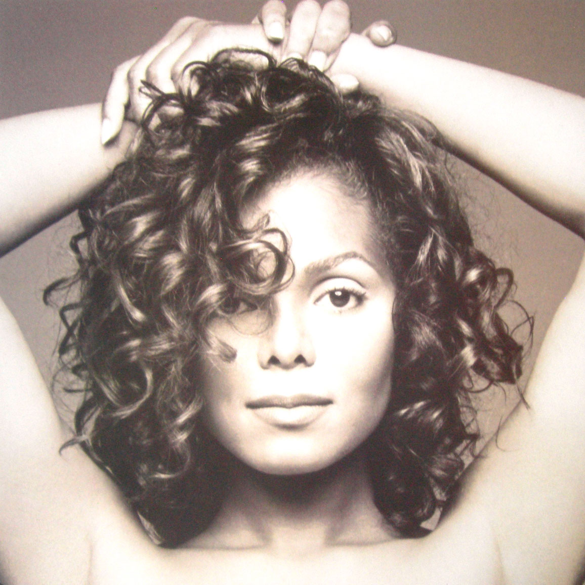 Janet Jackson poster: Janet vintage promo album flat (1993)