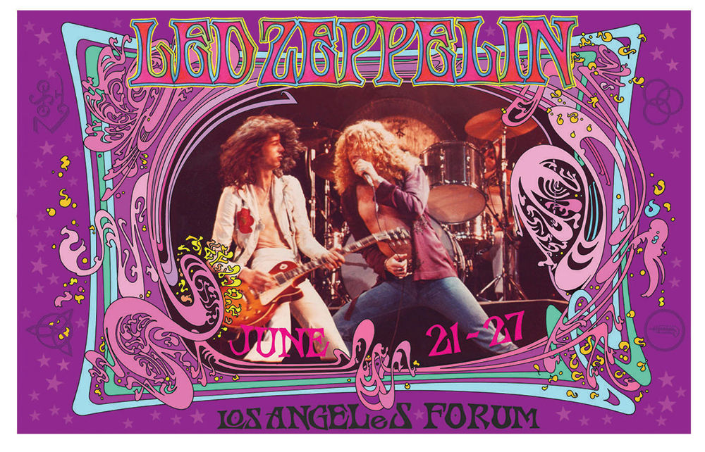 LED ZEPPELIN ライブポスター Amazon.com: Led Zeppelin - Music Poster (Mothership - Album