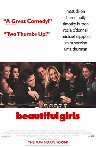 Beautiful Girls movie poster [Timothy Hutton/Matt Dillon/Uma Thurman]