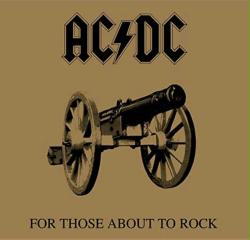 AC/DC poster: For Those About To Rock vintage promo album flat (1981)