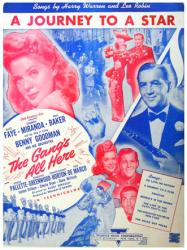 A Journey to a Star vintage sheet music [Alice Faye, Benny Goodman]