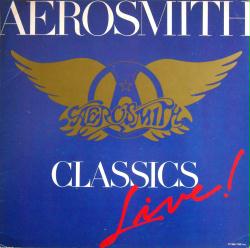 Aerosmith poster: Classics Live vintage promo album flat (1986)