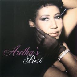 Aretha Franklin poster: Aretha's Best vintage promo album flat (2001)