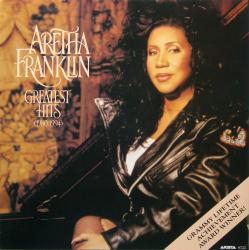 Aretha Franklin poster: Greatest Hits 1980-1994 vintage album flat