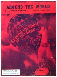 Around the World sheet music [Around the World In 80 Days] 1956