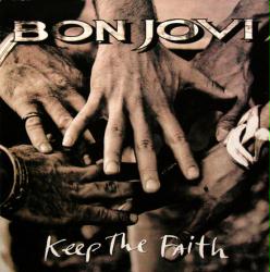 Bon Jovi poster: Keep the Faith vintage album flat (1992)