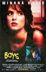 Boys movie poster [Winona Ryder, Lukas Haas] 26x40 video version GD