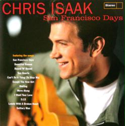 Chris Isaak poster: San Francisco Days vintage promo album flat (1993)