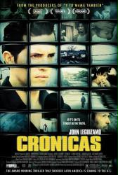 Cronicas movie poster [John Leguizamo] original 27x40