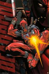 Deadpool poster: Jump (22x34) Marvel Comics
