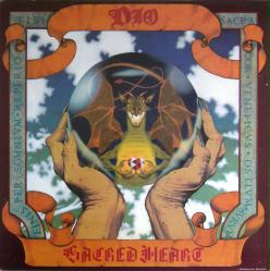 Dio poster: Sacred Heart vintage promo album flat (1985)