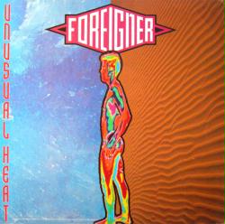 Foreigner poster: Unusual Heat vintage promo album flat (1991)