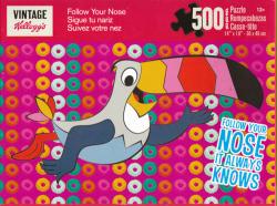 Vintage Kellogg's jigsaw puzzle: Follow Your Nose (500 pc) Toucan Sam