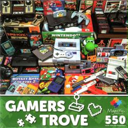 Gamers Trove jigsaw puzzle (Majestic) 550-piece [Classic Video Games]