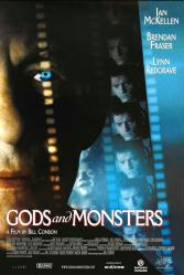Gods and Monsters movie poster [Ian McKellen, Brendan Fraser] 27x40