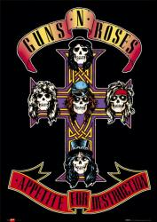 Guns N' Roses poster: Appetite For Destruction (24x36) album art