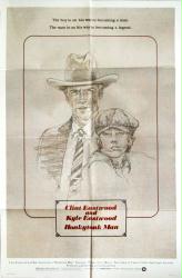 Honkytonk Man movie poster [Clint Eastwood] 27x41 original folded 1982