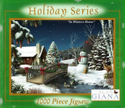 Holiday Series jigsaw puzzle: In Winters Home (1000-piece) Alan Giana