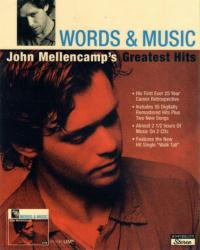 John Mellencamp window cling poster: Words & Music (8x10) 2004