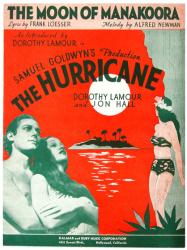 The Moon of Manakoora sheet music [Dorothy Lamour, Jon Hall] 1937