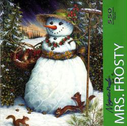Mrs. Frosty jigsaw puzzle: Snowman (Majestic) 550-piece
