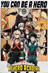 My Hero Academia poster: You Can Be A Hero (24x36) anime