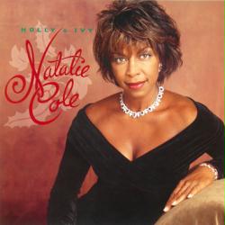 Natalie Cole poster: Holly & Ivy vintage album flat (1994)
