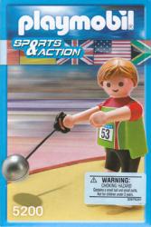 Playmobil Sports & Action: Hammer Throw figure set #5200 (4 pieces)