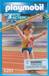 Playmobil Sports & Action: Javelin Throw figure set #5201 (4 pieces)
