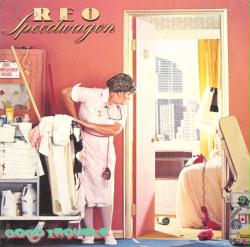 REO Speedwagon poster: Good Trouble vintage album flat (1982)
