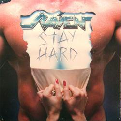 Raven poster: Stay Hard vintage LP/Album flat