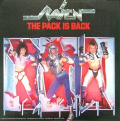 Raven poster: The Pack Is Back vintage LP/Album flat