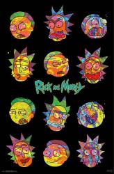 Rick and Morty poster: Vaporwave (22x34)