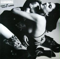 Scorpions poster: Love at First Sting vintage promo album flat (1984)