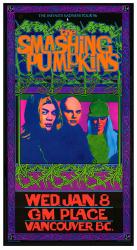 The Smashing Pumpkins concert poster (14" X 24") artist Bob Masse