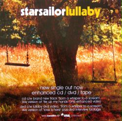 Starsailor poster: Lullaby vintage U.K. promo flat (2001)